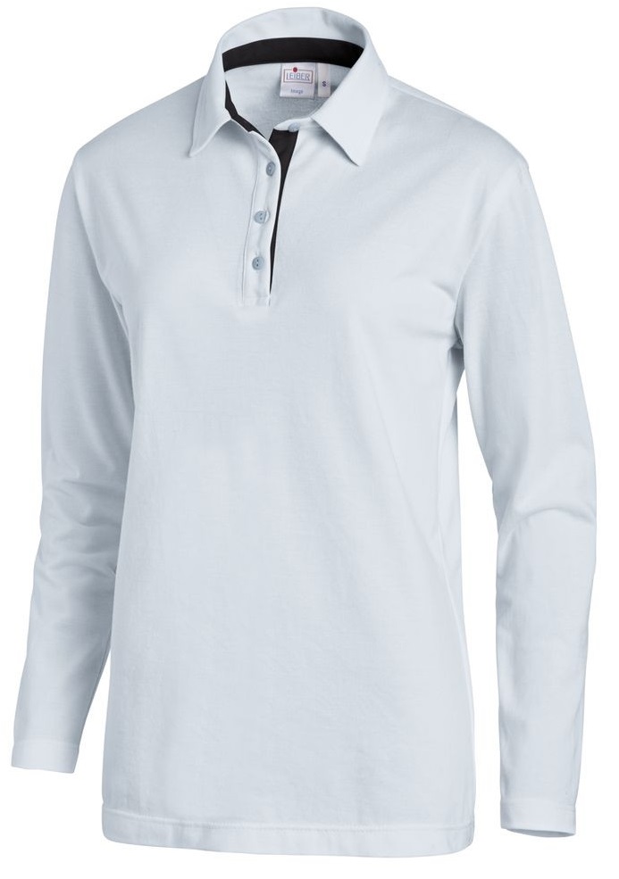 LEIBER-Jobwear, Polo-Shirt für Sie & Ihn, Arbeits-Berufs-Shirt, 1/1 Arm, ca. 220g/m², hellblau/marine