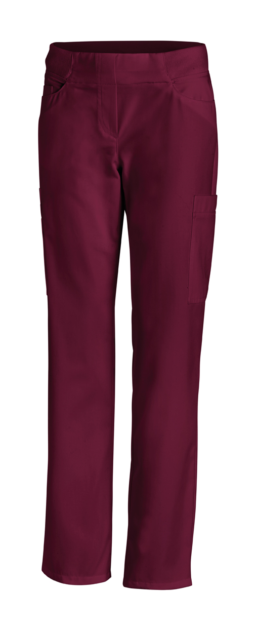 LEIBER-Jobwear, Damen-Arbeits-Berufs-Hose, Bundhose, ca. 215 g/m², beere