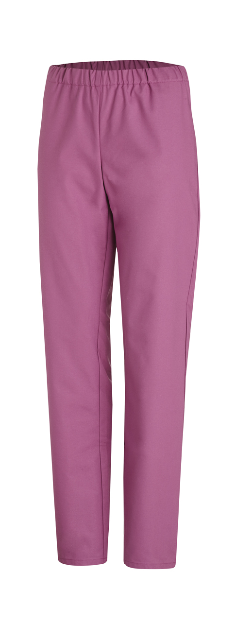 LEIBER-Jobwear, Damen und Herren OP-Hose, Arbeits-Berufs-Hose, brombeere