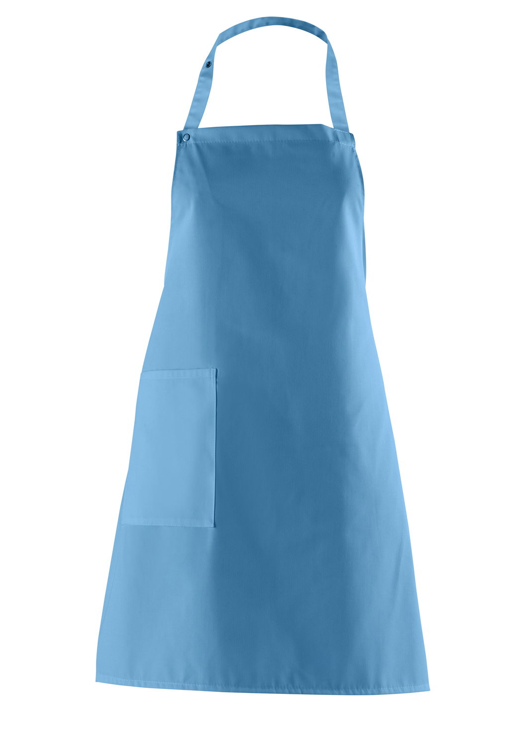 LEIBER-Jobwear, Latzschürze, Gastro-Arbeits-Berufs-Schürze, Vorbinder, ca. 215g/m², türkis