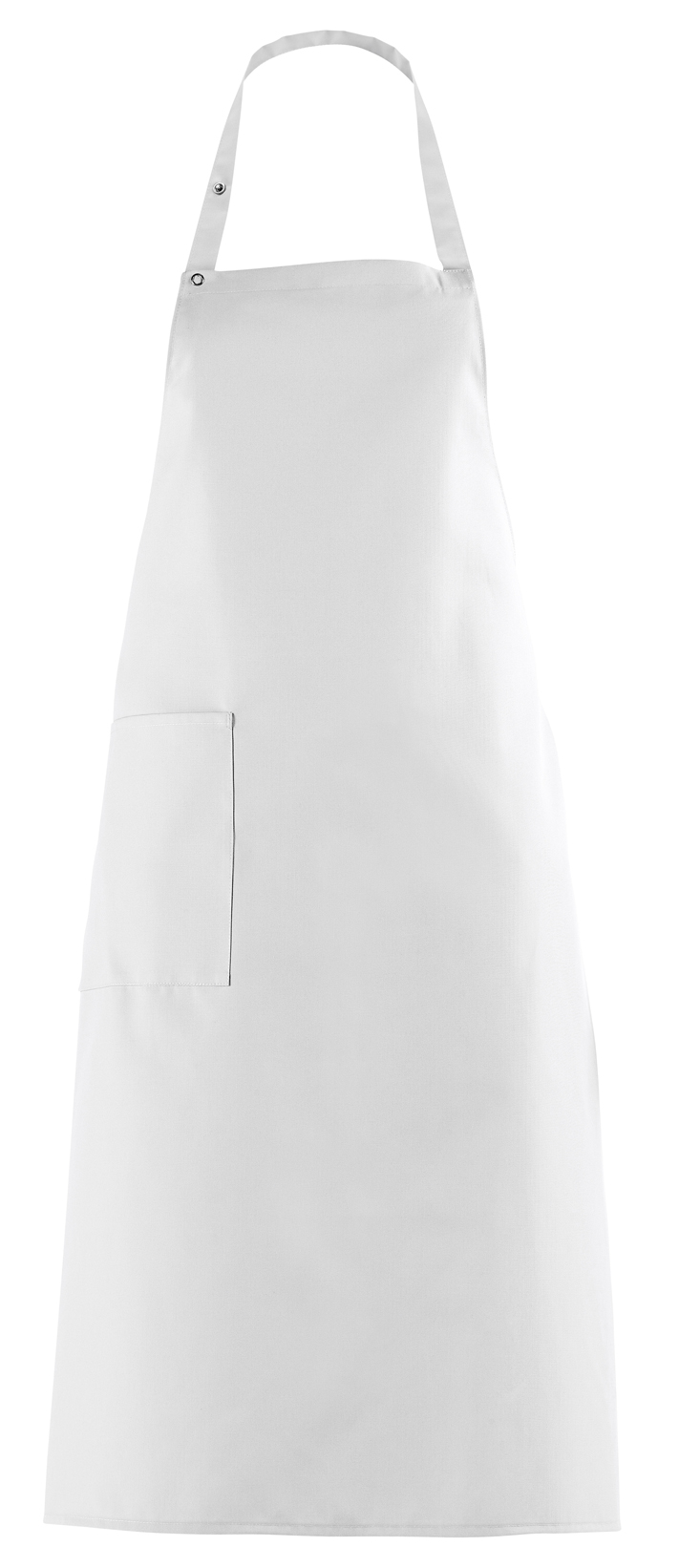 LEIBER-Jobwear, Latzschürze, Gastro-Arbeits-Berufs-Schürze, Vorbinder, ca. 215g/m², weiß