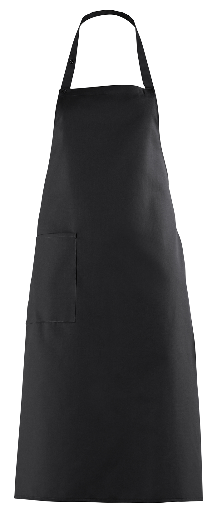 LEIBER-Jobwear, Latzschürze, Gastro-Arbeits-Berufs-Schürze, Vorbinder, ca. 215g/m², schwarz