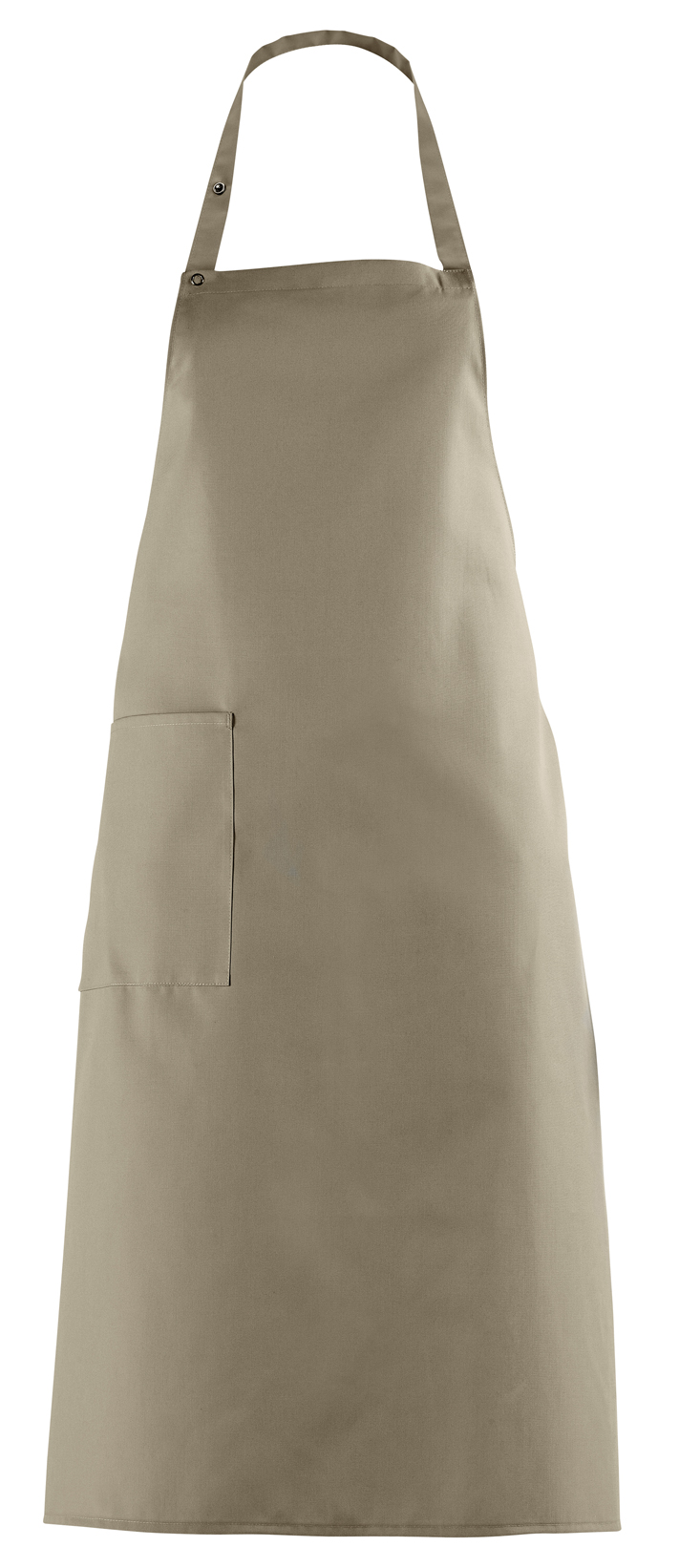 LEIBER-Jobwear, Latzschürze, Gastro-Arbeits-Berufs-Schürze, Vorbinder, ca. 215g/m², sand