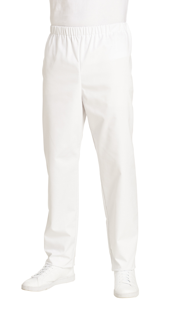 LEIBER-Jobwear, Damen und Herren-Arbeits-Berufs-Hose, 210 g. Schlupfhose, weiß