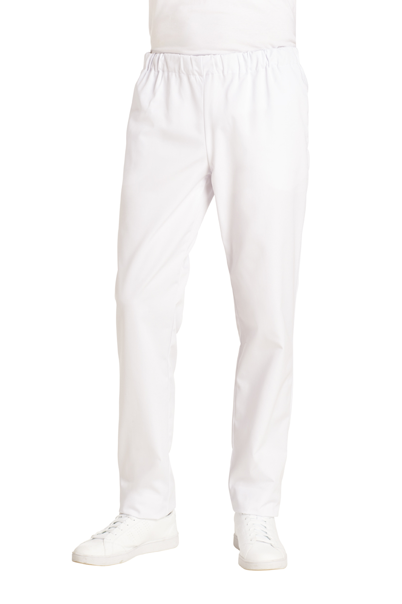 LEIBER-Jobwear, Damen und Herren-Arbeits-Berufs-Hose, Schlupfhose, 210 g, weiß,