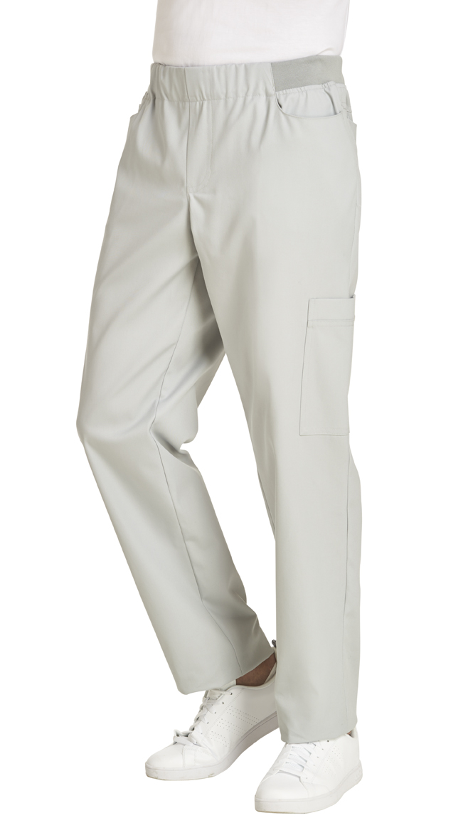 LEIBER-Jobwear, Herren-Arbeits-Berufs-Hose, Schlupfhose, ca. 260g/m², silbergrau