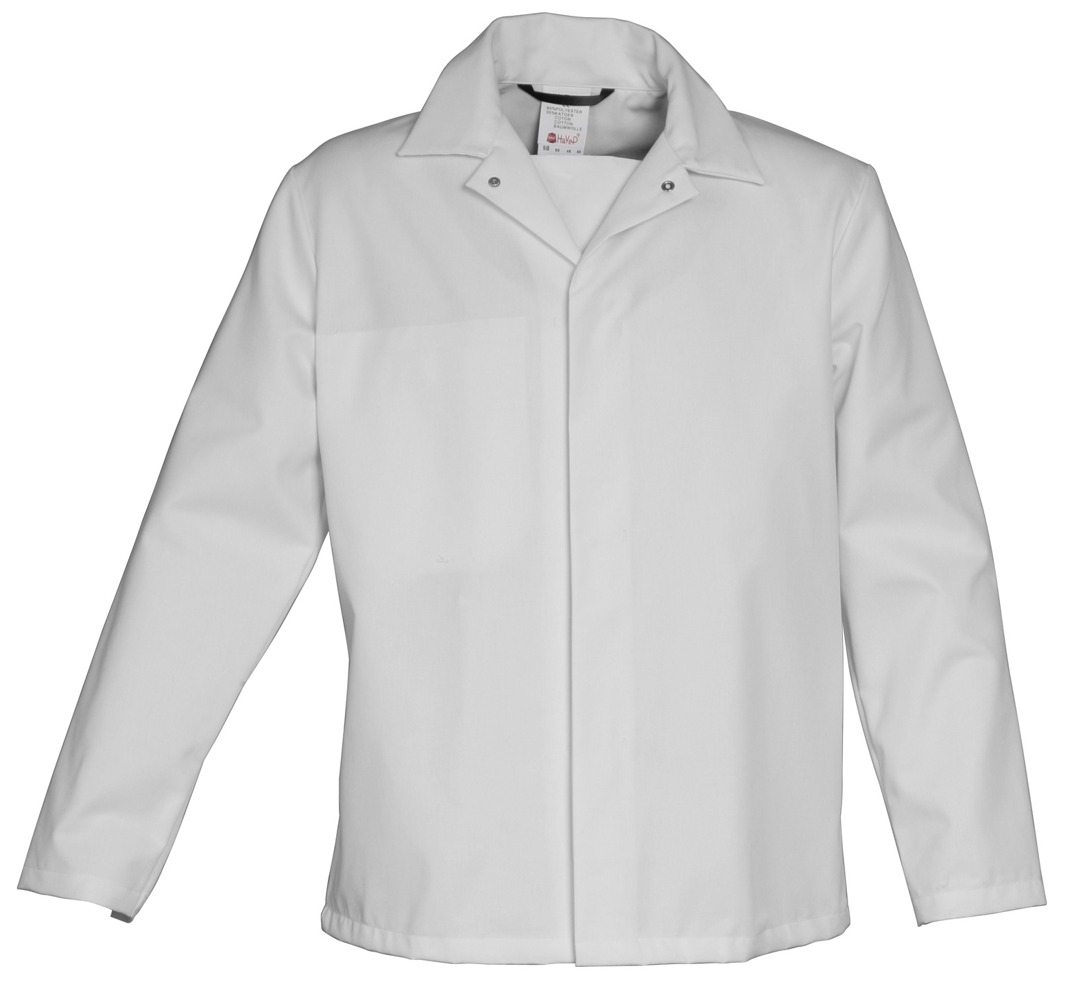HAVEP-Jobwear, Food-HACCP-Damen-Mantel, Arbeits-Berufs-Mantel, Kittel, 245g/m², weiss