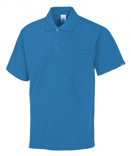 BP-Jobwear, Poloshirt, Arbeits-Berufs-Shirt, Damen & Herren, ca. 220g/m², azurblau