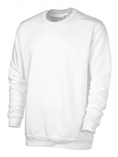 BP-Jobwear, Sweatshirt, Arbeits-Berufs-Shirt, Damen & Herren, ca. 320g/m², weiß