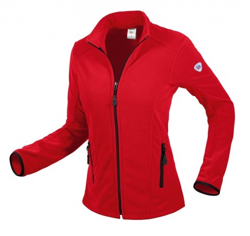 BP-Jobwear, Damen-Fleecejacke, Arbeits-Berufs-Jacke, 275 g/m², rot