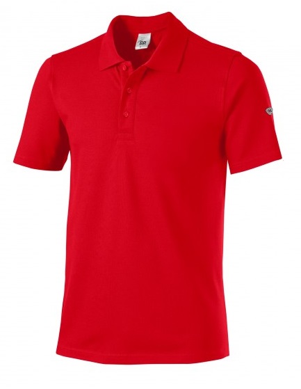 BP-Jobwear, Poloshirt, Arbeits-Berufs-Shirt, ca. 195 g/m², rot