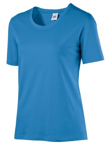 BP-Jobwear, Damen-T-Shirt, Arbeits-Berufs-Shirt, ca. 170 g/m², azurblau