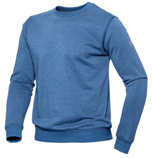 BP-Jobwear, Sweatshirt für Sie & Ihn, Arbeits-Berufs-Shirt, ca. 280 g/m², azurblau