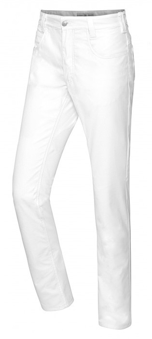 BP-Jobwear, Herrenjeans, Arbeits-Berufs-Jeans-Hose, Röhre, Silver II, weiß