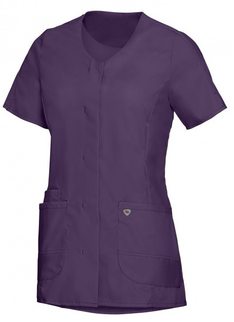 BP-Jobwear, Damenkasack, Arbeits-Berufs-Kasack, Silver II, aubergine