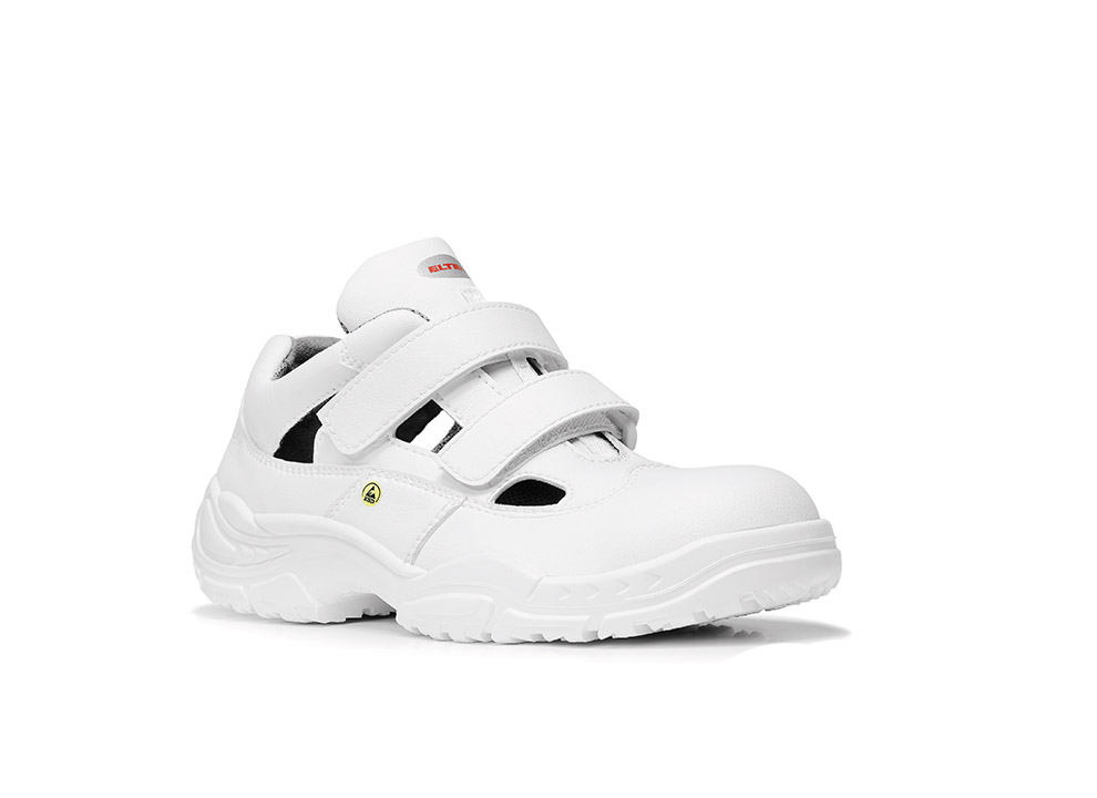 ELTEN-White-Line, S1-Arbeits-Berufs-Sicherheits-Sandalen, WHITE EASY LOW ESD, weiß