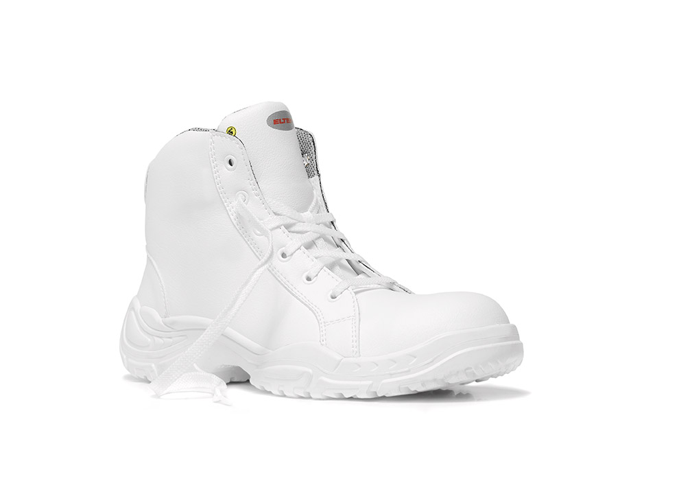 ELTEN-White-Line, S2-Sicherheits-Arbeits-Berufs-Schuhe, Hochschuhe, WHITE LOOP MID ESD, weiß