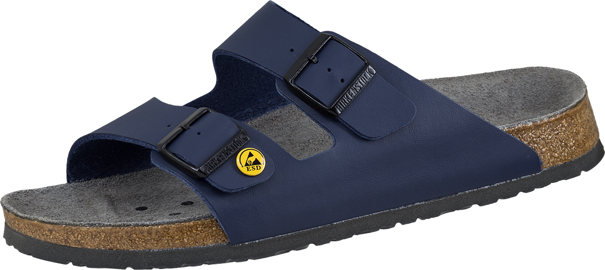 BIRKENSTOCK-Footwear, Arbeits-Berufs-Pantoletten, Arizona ESD, blau