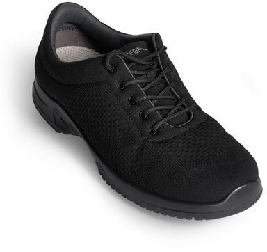 ABEBA-Footwear, Uni6-O2-Damen-und Herren-Arbeits-Berufs-Schuhe, Schnürschuhe, ESD, schwarz