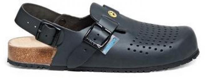 ABEBA-Footwear, OB-Damen- u. Herren-Arbeits-Berufs-Clogs, marine