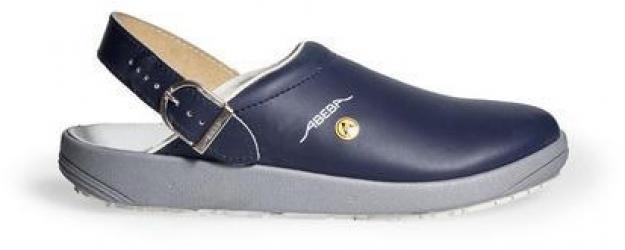 ABEBA-Footwear, OB-Damen- und Herren-Arbeits-Berufs-Clogs, marine