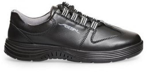 ABEBA-Footwear, X-LIGHT-O2-Damen-und Herren-Arbeits-Berufs-Schuhe, Schnürschuhe, schwarz