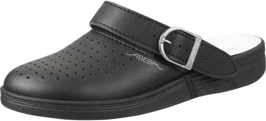 ABEBA-Footwear, OB-Damen- u. Herren-Arbeits-Berufs-Clogs, schwarz