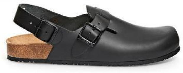 ABEBA-Footwear, OB-Damen- u. Herren-Arbeits-Berufs-Clogs, schwarz