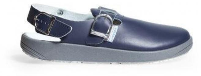 ABEBA-Footwear, OB-Damen- u. Herren-Arbeits-Berufs-Clogs, marine