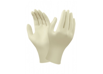ANSELL-Hand-Schutz, Einweg-Latex-Einmal-Handschuhe, TOUCHNTUFF, ungepudert, 69-318, natur