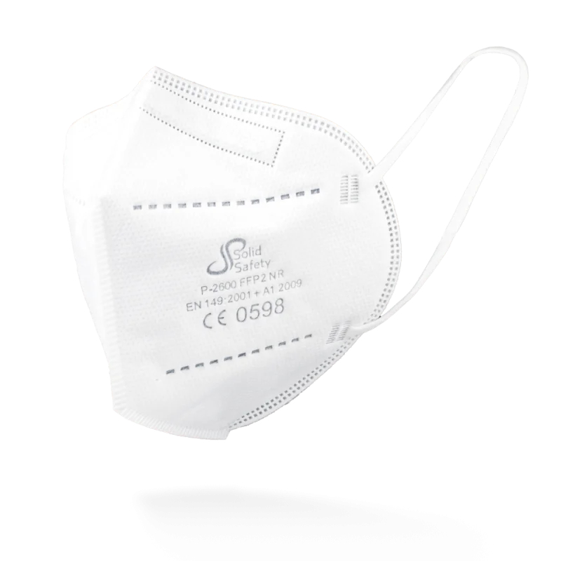 AMPRI-SolidSafety Filtrierende Halbmaske FFP2 NR, Box á 5 Stk., weiß