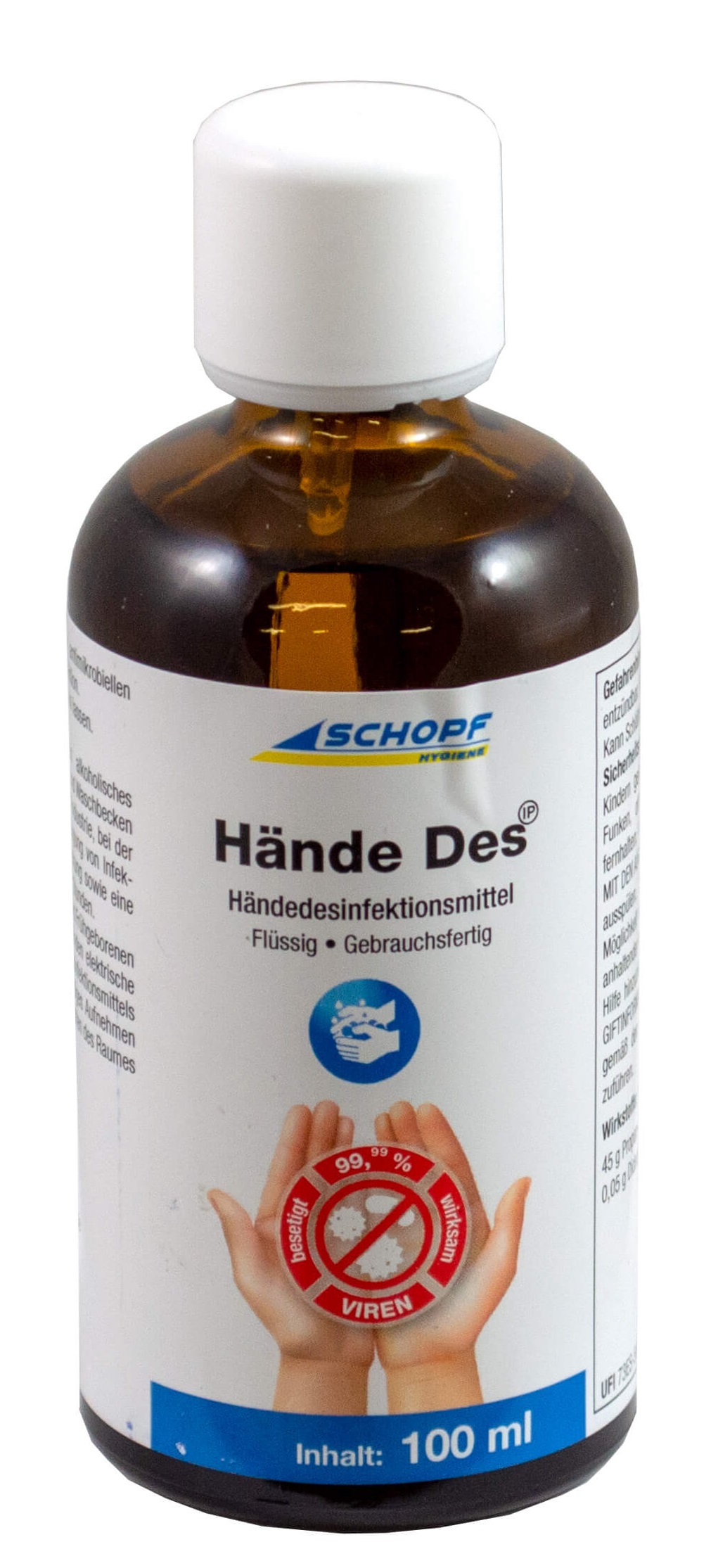 SCHOPF-Hygiene, Hände Des IP Händedesinfektionsmittel 100 ml - Desinfektionsmittel für Hände