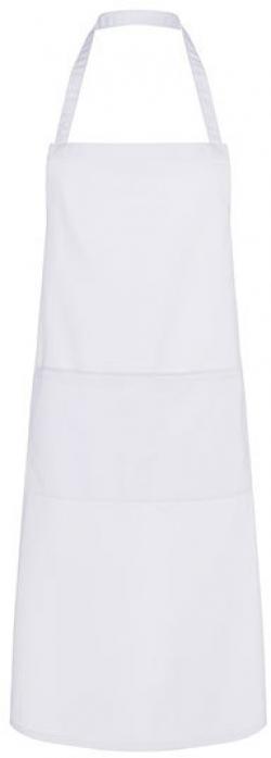 L-Karlowsky-Jobwear, Latzschürze Denmark 75 x 95 cm White