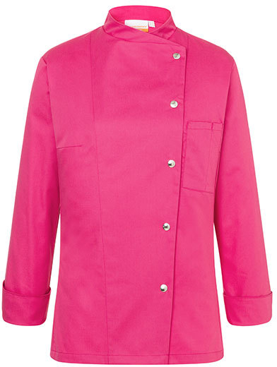 L-Karlowsky-Jobwear, Kochjacke Larissa Pink