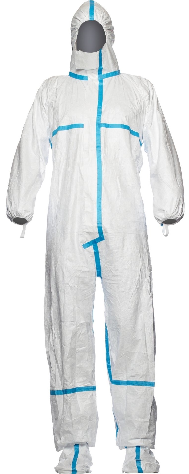 ASATEX-Hygiene, TYVEK 600 PLUS CHA5 Einweg-Overall, Schutzanzug, Einmal-Schutzoverall, TOKVF, weiss, VE = 80 Stk.