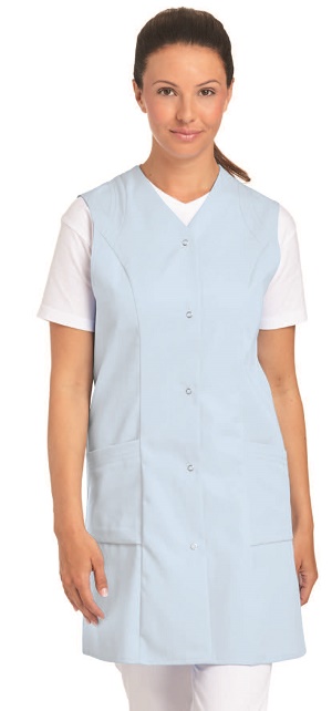 LEIBER-Jobwear, 7/8-Kasack, Arbeits-Berufs-Kasack, ohne Arm, bordeaux