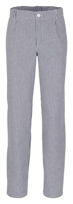 BEB-Jobwear, Herren-Kochhose, 230 g/m², schwarz/weiss-pepita