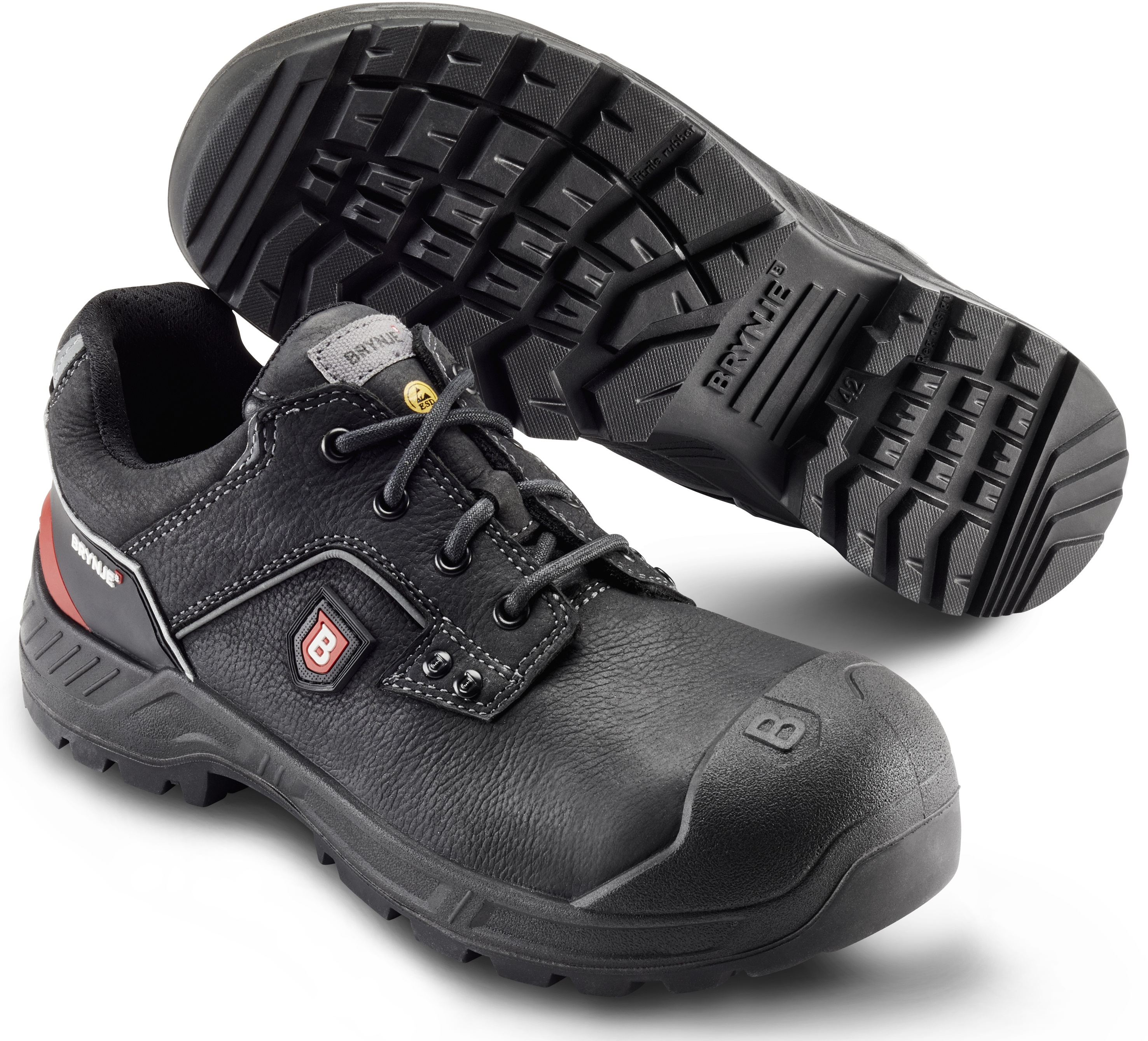 SIKA-Footwear, S3 Arbeits-Berufs-Sicherheits-Schuhe,Robust, schwarz