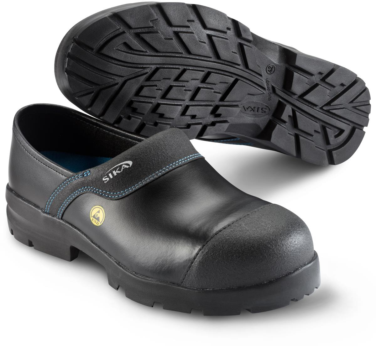 SIKA-Footwear, SB Arbeits-Berufs-Sicherheits-Clogs, FLEX LIGHT, geschlossen, schwarz