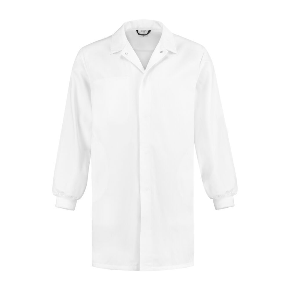 Bestex-Jobwear, Kittel Polyester/Baumwolle mit Strickbündchen, 260g/m², white