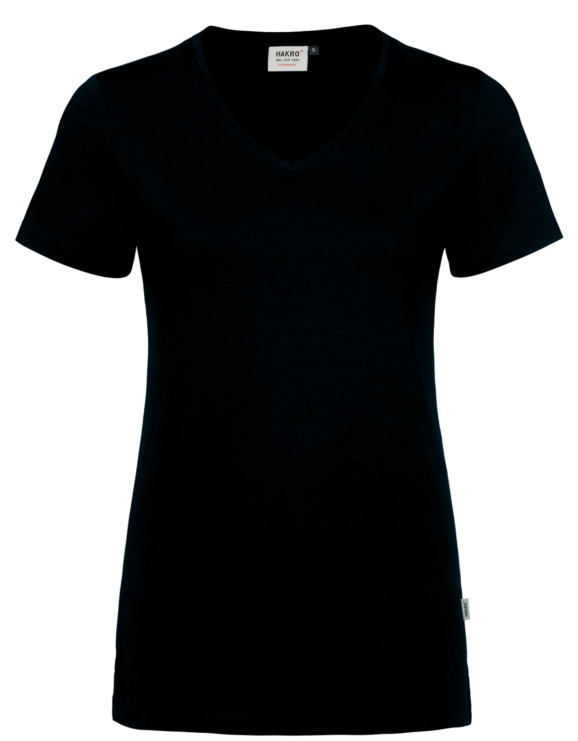 HAKRO-Jobwear, Damen-V-Shirt, Arbeitsshirt, Cotton-Tec, 185 g / m², tinte