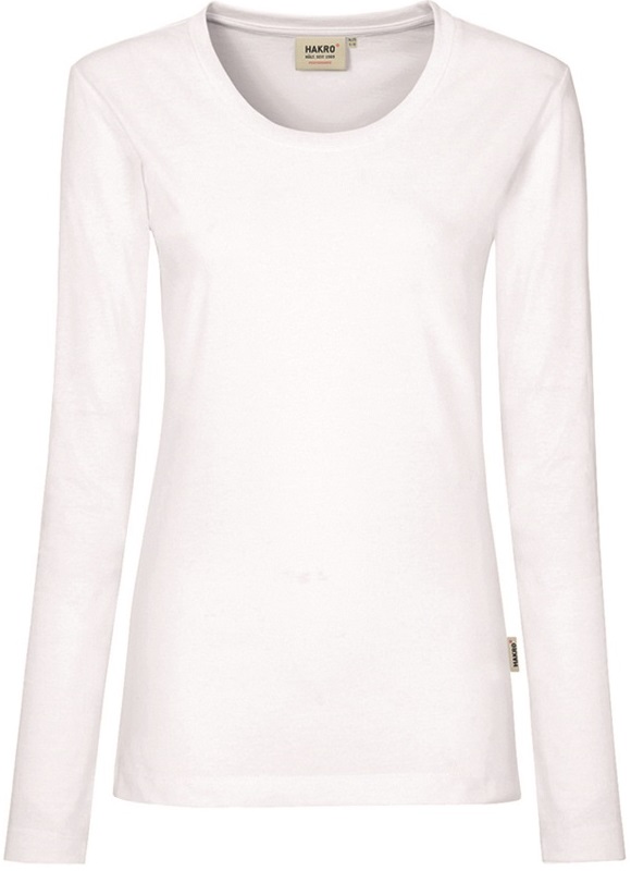 HAKRO-Jobwear, Damen-Longsleeve Performance, weiß