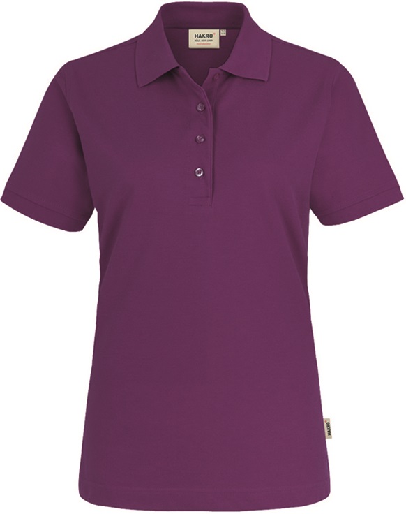 HAKRO-Jobwear, Damen-Poloshirt, Arbeitsshirt, Performance, aubergine
