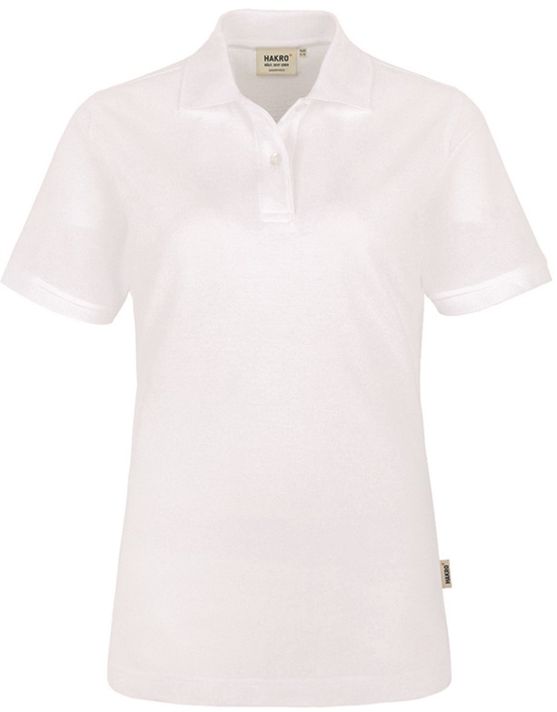 HAKRO-Jobwear, Damen-Poloshirt, Arbeitsshirt, Top, weiß