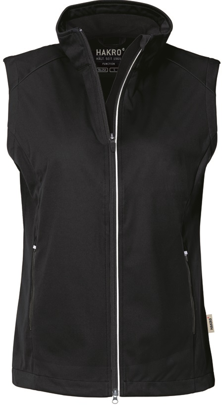 HAKRO-Jobwear, Light-Softshellweste, Arbeits-Berufs-Weste, Sarina, schwarz
