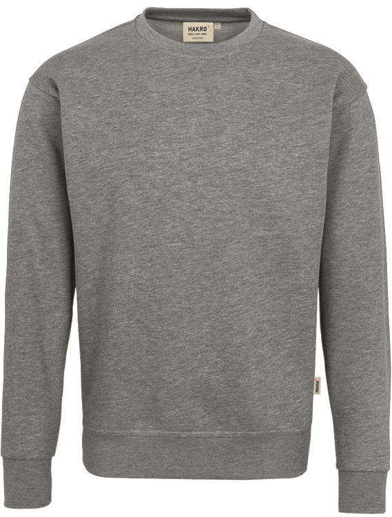 HAKRO-Jobwear, Sweatshirt, Arbeitsshirt, Premium, grau-meliert
