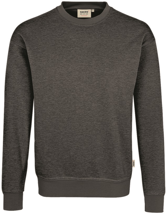 HAKRO-Jobwear, Sweatshirt, Arbeitsshirt, Performance, anthrazit-melange