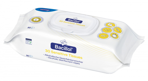 HARTMANN-Hygiene, Flächendesinfektion, Bacillol 30 Sensitive Tiss. P80