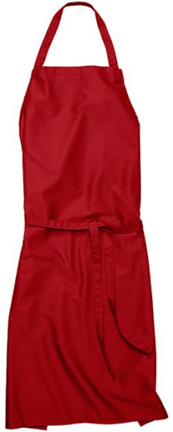 CG Workwear Bib Apron Verona 90 90 x 75 cm Red