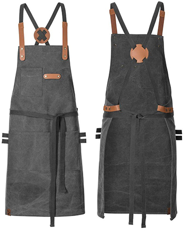 Exner-Jobwear, Latzschürze Canvas mit Zier-Label 80 x 70 cm Graphite